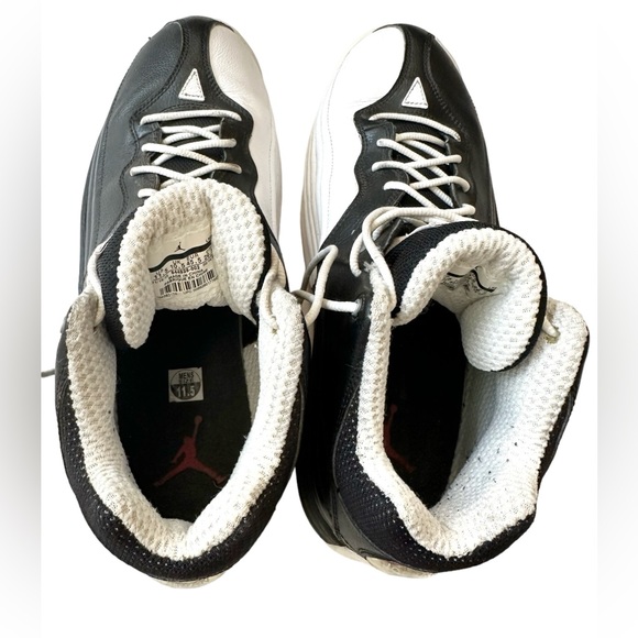 Air Jordan Jumpman Team Sneaker in Black/White Size 11.5 - Picture 11 of 16